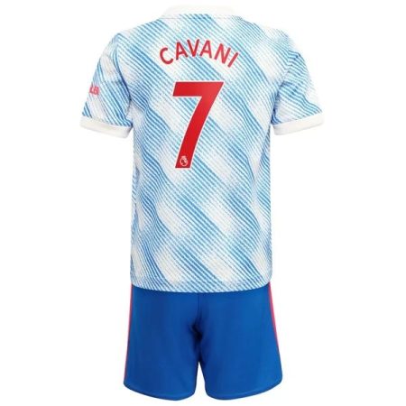 Camisolas de Futebol Manchester United Edinson Cavani 7 Criança Alternativa 2021-22